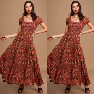Free People Getaway Tiered Maxi Dress